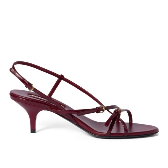 Miu Miu Patent Leather Sandals with Buckles - Picture 3 of 3